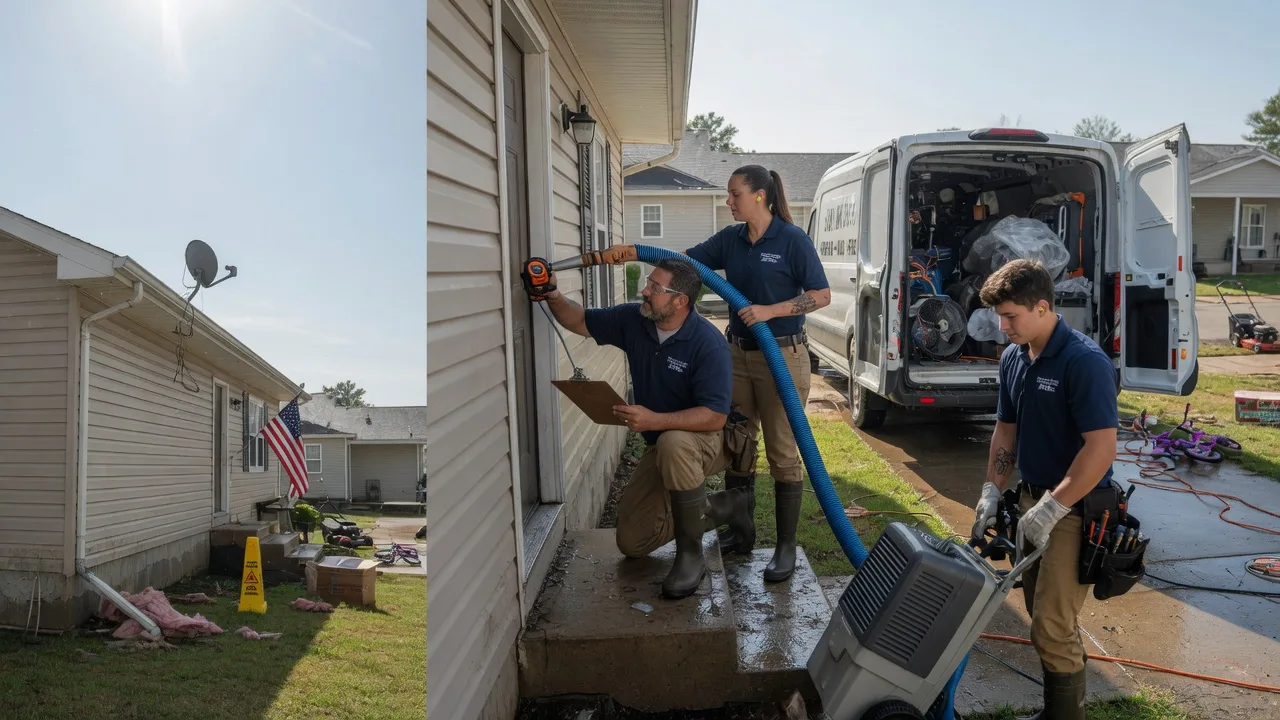 Ceiling Water Damage Restoration in Lawndale, IL near me